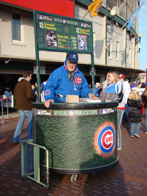 Wrigley Field vendor